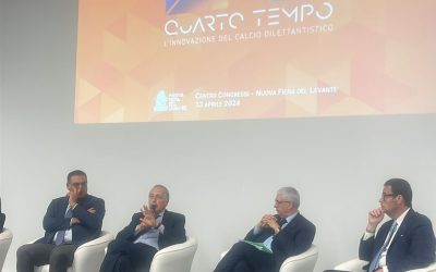 Presentato a Bari il progetto LND Quarto Tempo con il residente Giancarlo Abete