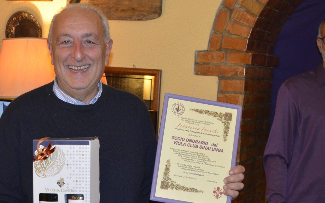 Fondazione in festa con il Viola Club Sinalunga